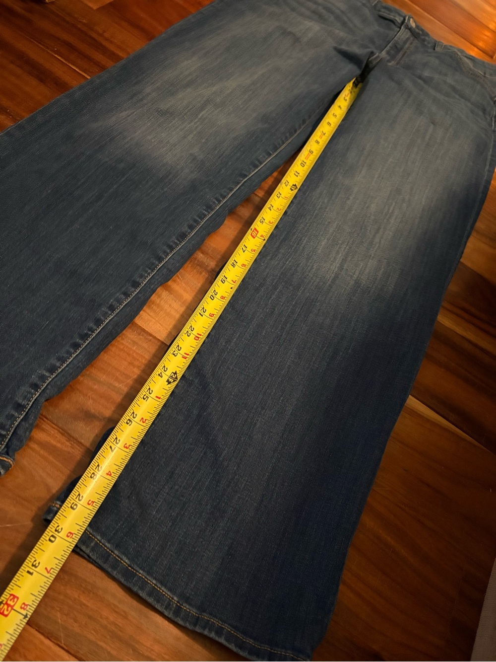 Joe’s Jeans Wide Leg Full Length Wangari Jeans Size 32 Blue (1300) - Picture 5 of 9